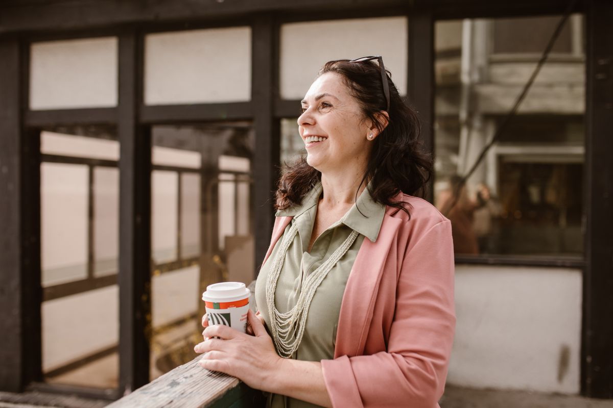 Woman feeling like herself again after completing the protocol
